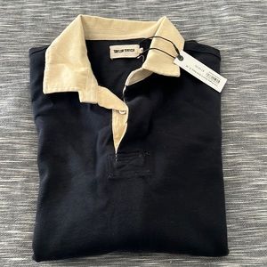 New Taylor Stitch long sleeve navy rugby shirt